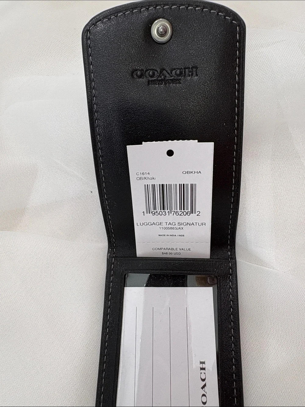 *NWT* COACH Luggage Tag - Picture 3 of 6
